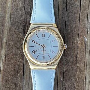 Swatch Blue Stainless Steel Unisex Watch